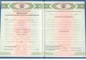 Диплом училища 2010 в Бийске